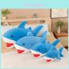 Ocean Series Shark Plush Toy Bed Pillow Cute Whale Soft Doll For Kids And Teens
