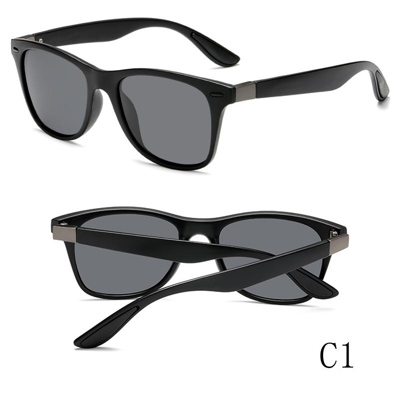 Men's Polarized Square Sunglasses Fashion Rice Nail Driver Glasses Riding Driving Sun Shade Sunglasses