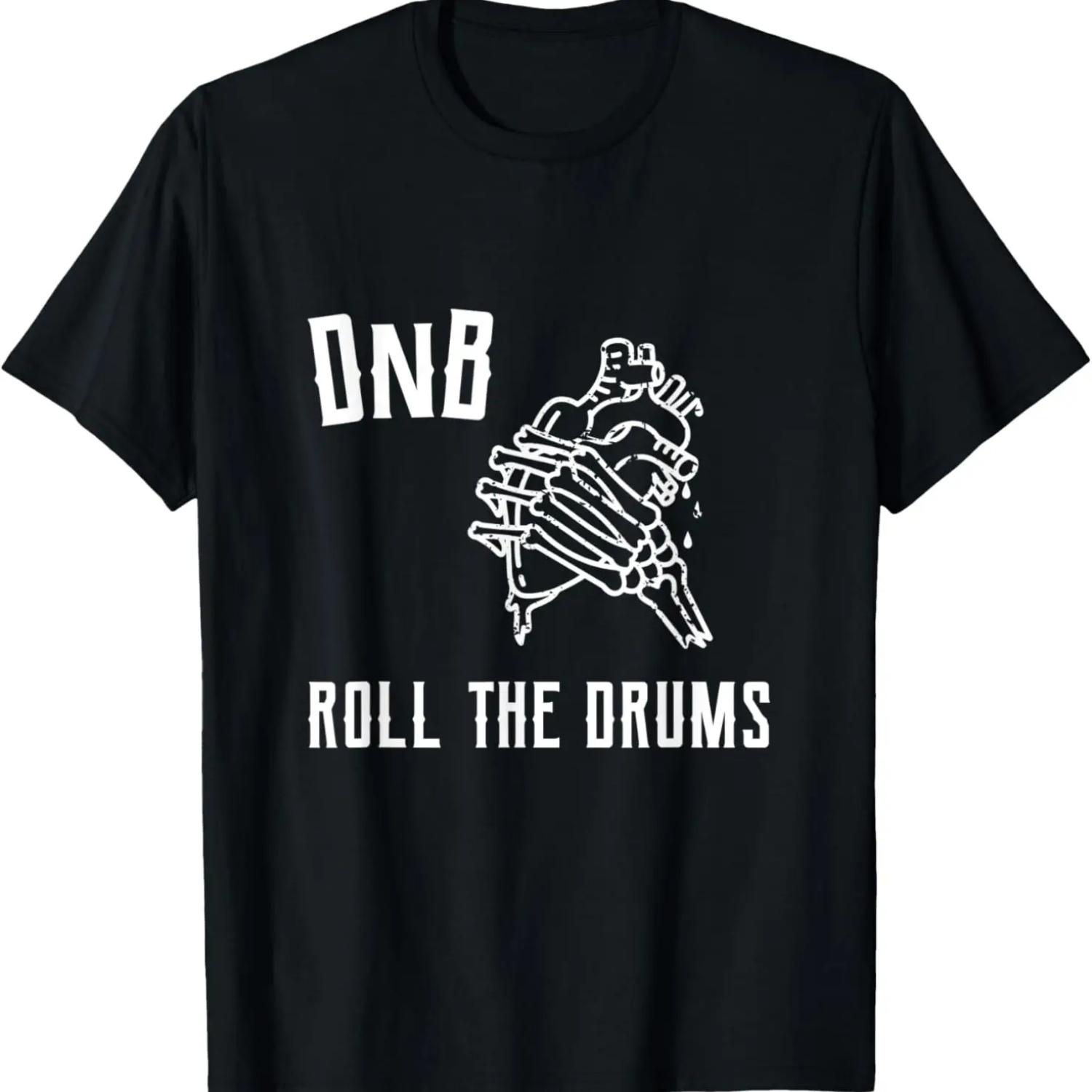 Drum and Bass DnB Roll the Drums T-Shirt S