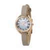 Authorized Dealer Matow Watch Solar Powered Watch Leather Strap Mw001006gryrg Round Rose Gold Breath [MATOW] Women's [Shiki] White/Baby's