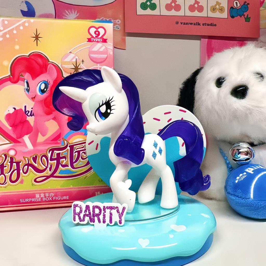 MINISO Little Pony Sweetheart Paradise Serie Blind Box Spielzeug Pinkie Pie Rarity Applejack Fluttershy Modell Überraschungsgeschenk