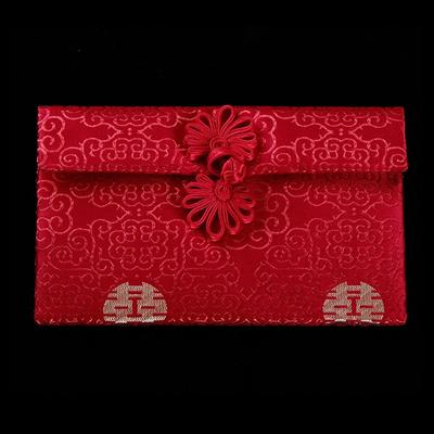 Cloth Multiple Patterns Best Wishes Spring Festival Party Gift Chinese Wedding Red Envelope HongBao Money Bags Red Packets