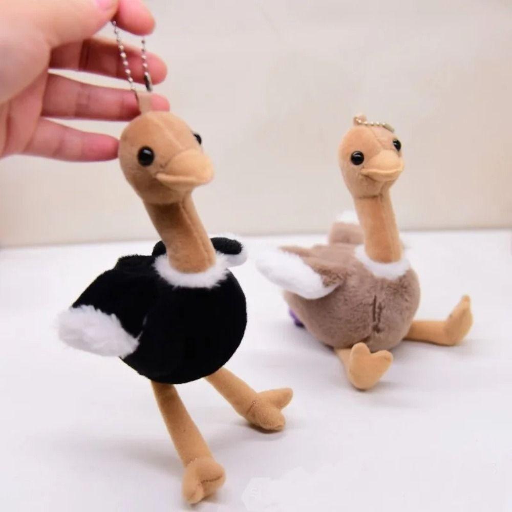Cartoon Plush Ostrich Toy Simulation Ostrich Cartoon Lifelike Pendant  Gift