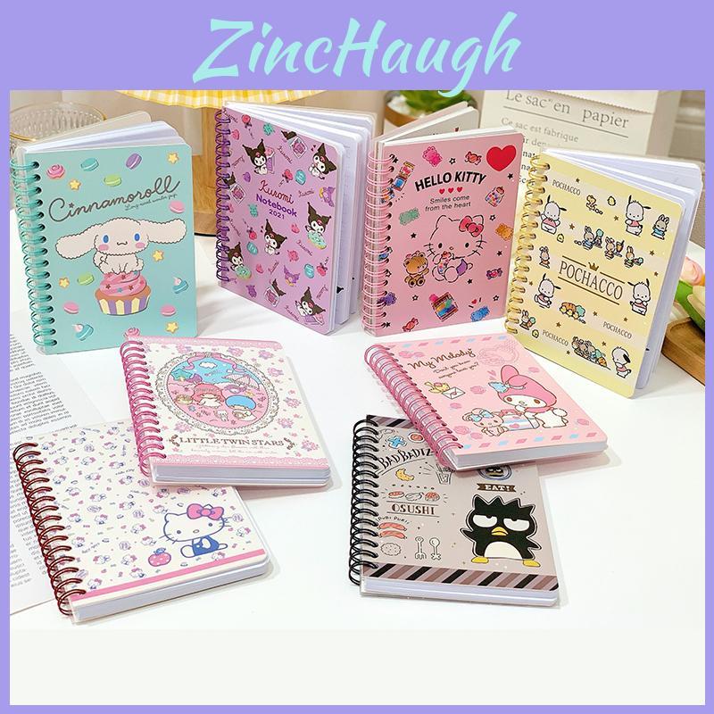 Cute Kuromi A6 Date Book Notebook Sanrio Design With Spiral Bound Lined Sheets