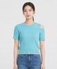 ECOLEDEPARIS Shoulder Cutout Short Sleeve Knit_Rb35Kkcm37Z
