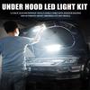 Car LED Work Light Kit, 12V Under Hood Work Inspection Lights, Automatic On/Off Underhood Work Light Kit, Waterproof IP67 Self-Adhesive Car LED