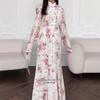 2025 Autumn Europe, America, Amazon Cross-border New Elegant Temperament Slim Waist French Floral Skirt Set