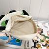 Literary Style Large-capacity Shoulder Bag Cute Panda Pattern Middle School Student School Bag Girl Backpack