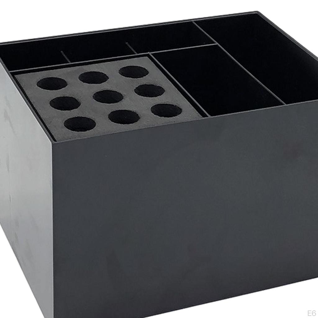 Friseur Werkzeug Lagerung Box Salon Organizer Abnehmbare Pinsel Kämme Haarbürste Halter