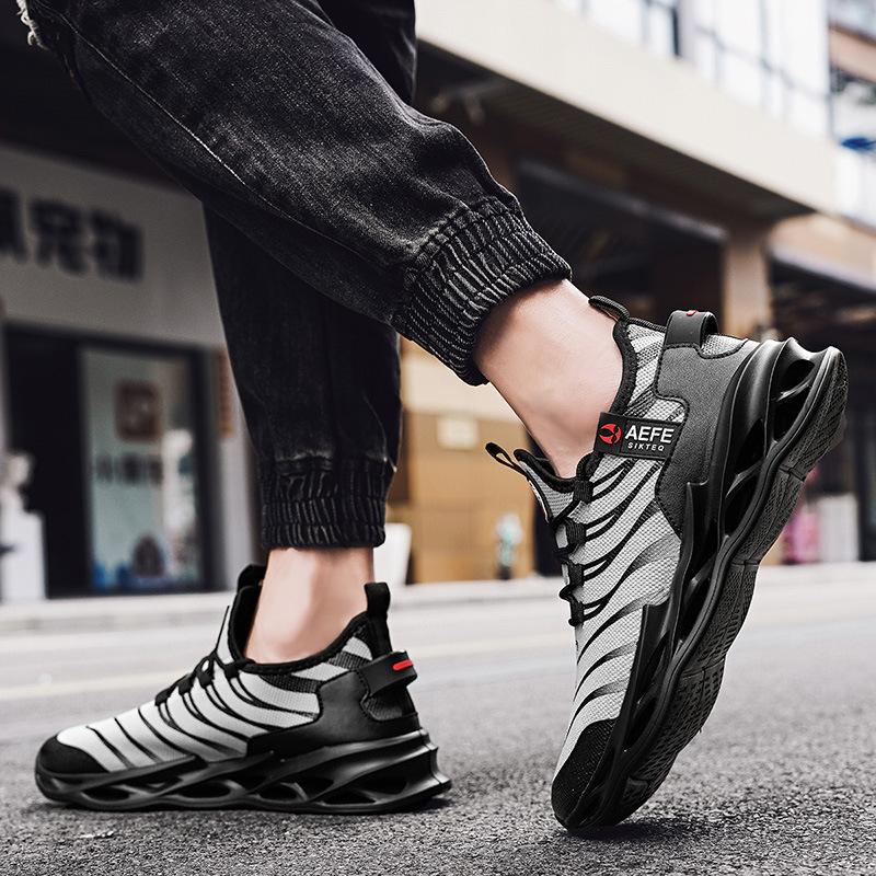 Übergröße Leichte Mode Herrenschuhe Blade Mesh Sneaker Student Laufschuhe Trendschuhe
