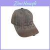 Vintage Letter Baseball Cap For Men Women With Wide Brim Sun Protection