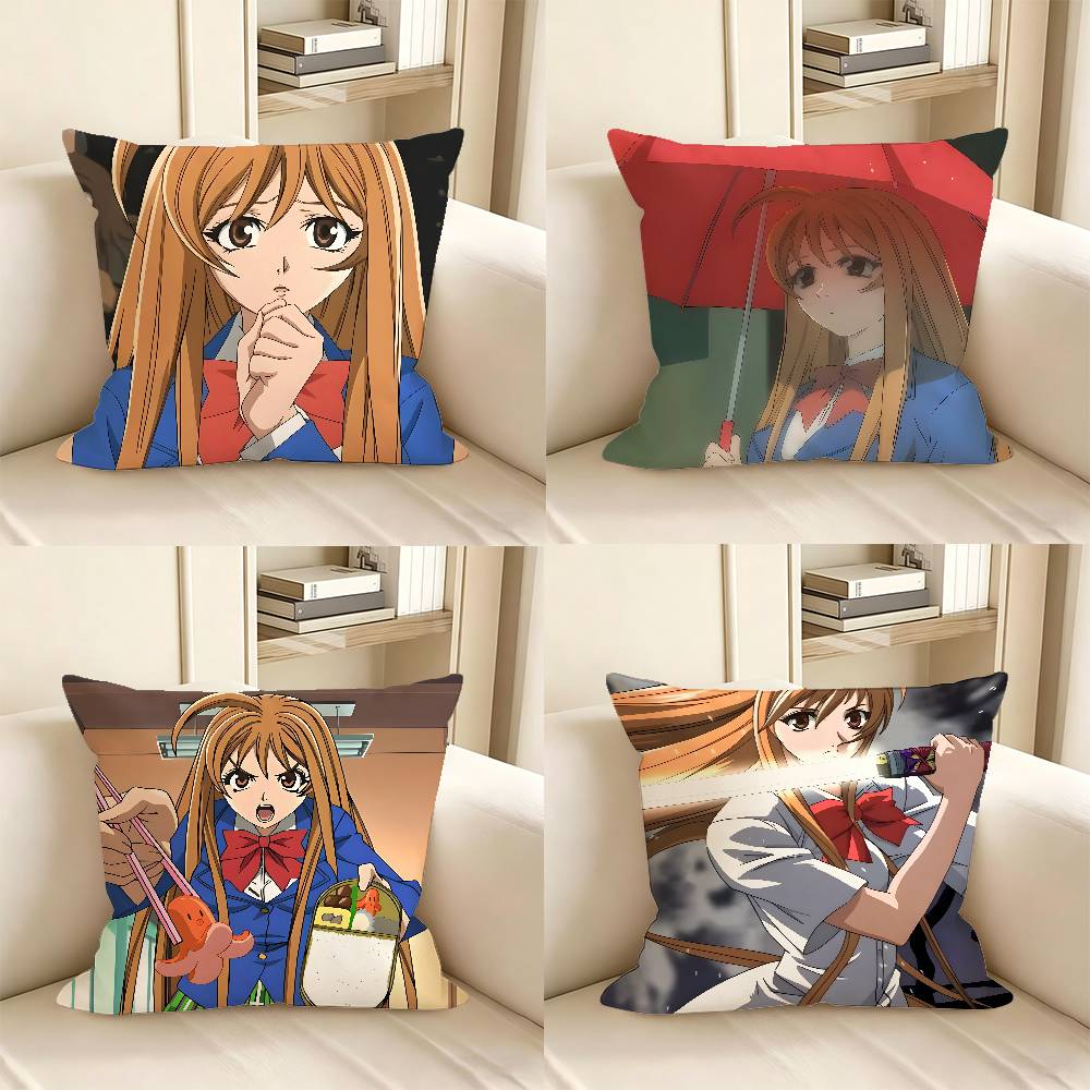 1pc Aya Natsume Anime Characters Pillow Case Fashion Square Pillowcase Bedroom Sofa Room Ins Decoration Leisure