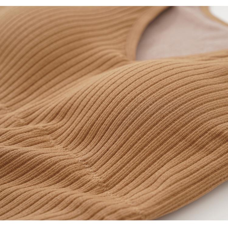 Thermoweste mit gepolsterter Damen-Sexy-Winterkleidung, ärmellose Körperweste, solide, schlanke, samtwarme Tanktops mit V-Ausschnitt, gestreifte Thermo-Unterwäsche