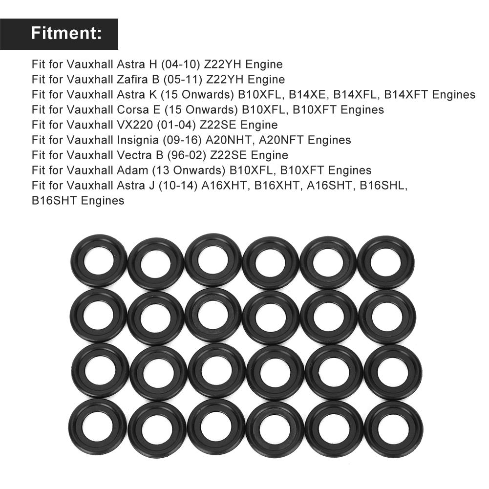 50pcs Oil Drain Plug Seal Gaskets Washers Replacement 3536966 Fit for Opel Vauxhall