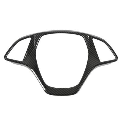 Lenkrad Abdeckung Rahmen Carbon Faser Stil Glatte Oberfläche Komfortable Touch Ersatz Für