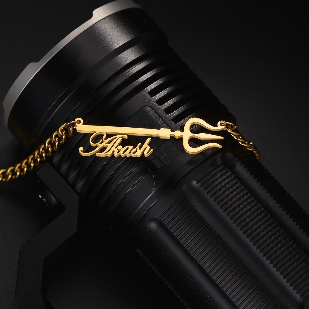 Atoztide Personalized Custom Name Necklace Stainless Steel for Women Men Heart Crown Pendant Link Chain Birthday Jewelry Gift