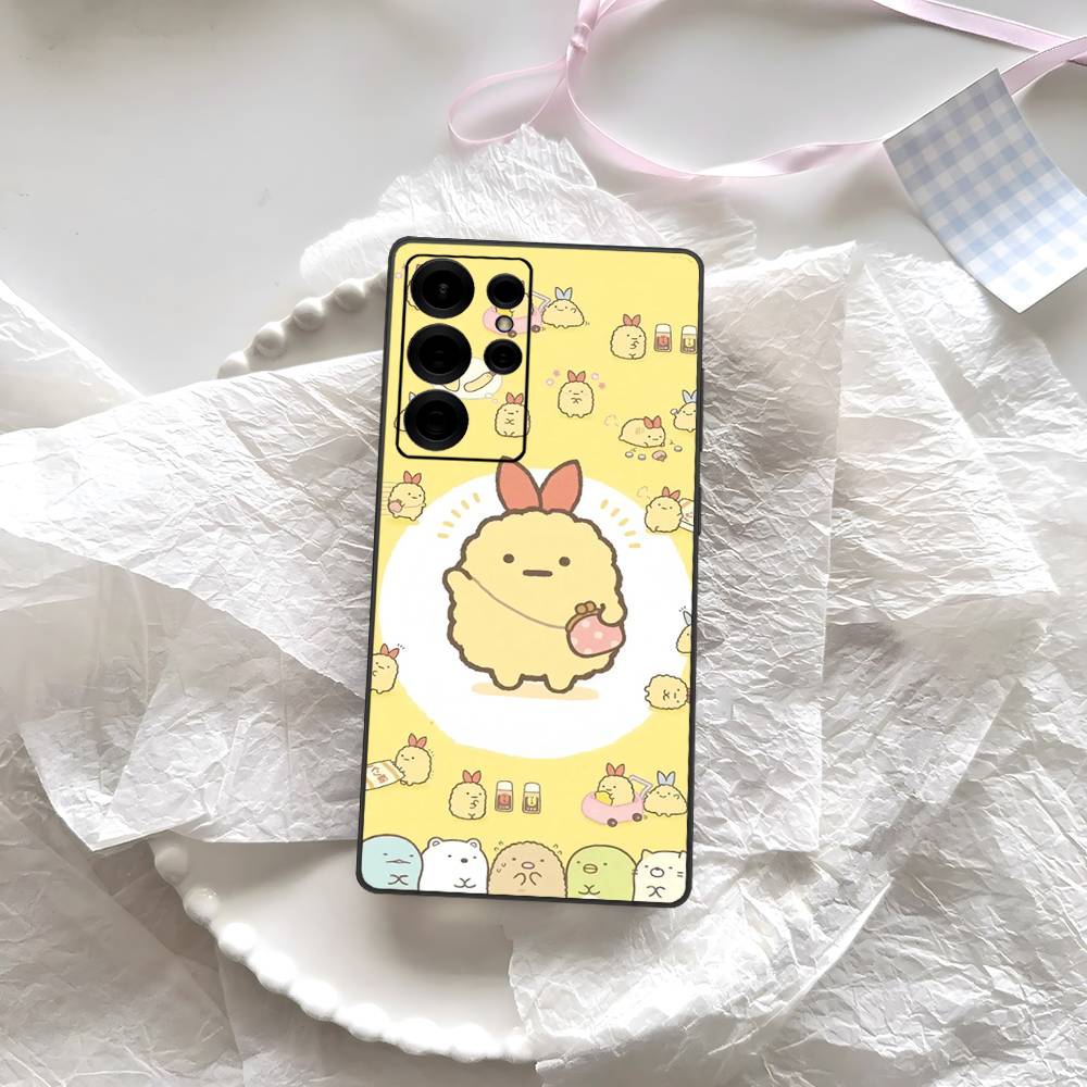 Anime S-Sumikko G-Gurashi Phone Case For Samsung S 24 fe 25 Ultra plus 20 lite 21 30 22 23 24 22 Ultra 5G Fundas