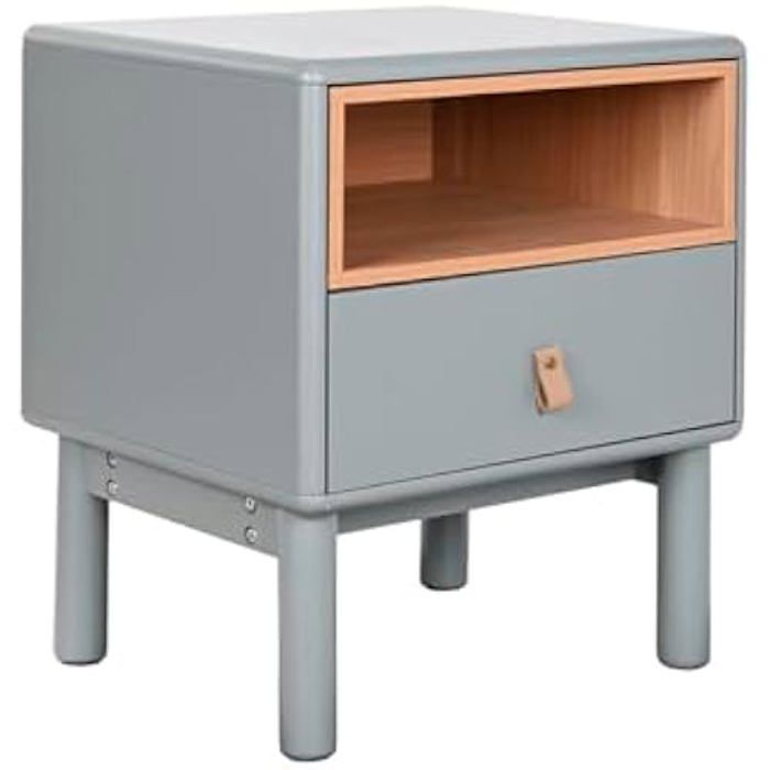 Table de Chevet - HOME ESPRIT - Multicolore - MDF - 55 cm - Design Contemporain