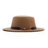 Herbst und Winter neue Britische Herren Zylinderhut flache Kappe flacher Schirm Wollhut Europäischer und Amerikanischer Stil Mode Jazzhut Damenhut