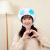 Soccer Themed Headgear Cap Comfortable Cotton Football Headpiece Washable For Adults Kids Sports Event Family Gathering