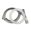 Abrazadera de Tres Clips Sanitaria de 1.5"-4", Acero Inoxidable SS304 Manga de Abrazadera de Trébol Accesorios de Conexiones de Anillo Sanitario.