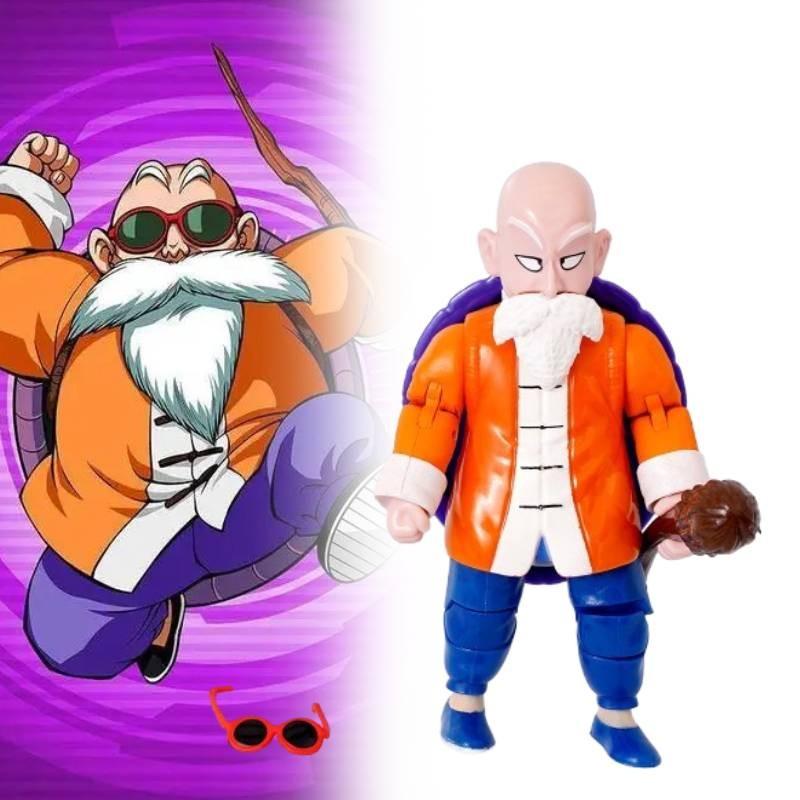 Exquisite Dragon Ball Z Figurine Of Master Roshi With Intricate Detail And Colorful Design