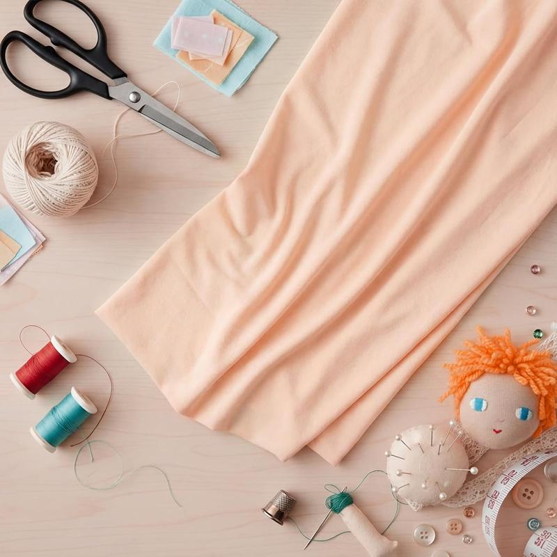 New 50x50cm Doll Skin Fabric Factory Special Skin Color Fabric Crystal Super Soft Short Plush Fabric 20 Color DIY Handmade Cloth