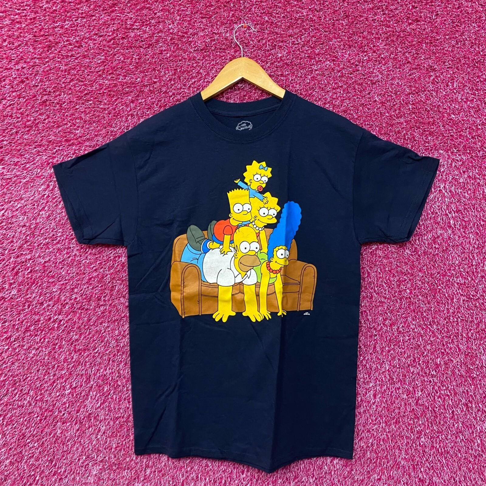 Темно-синяя футболка The Simpsons размер medium M