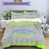 3pcs Duvet Cover Set (1*Duvet Cover + 2*Pillowcase, Without Core),Manchester City FC Print Bedding Set, Bedroom Decor, All‑Season, Birthday Gift