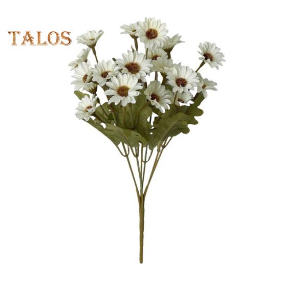 

1/2 шт. Имитация цветочной композиции, не требующая особого ухода, реалистичный искусственный цветок для дома, сада, внутреннего и наружного декора 1pc белый