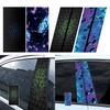 For Honeycomb Car B-pillar Waterproof Decal DIY Door Pillar Sticker Waterproof  Exterior Accessories