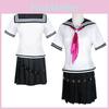 Danganronpa Ibuki Mioda Cosplay Costume Set Stylish Uniform Dress And Wig Combination