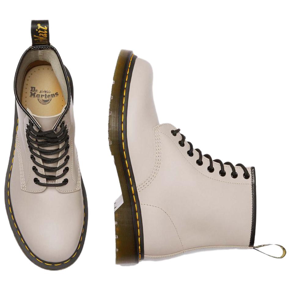 DR. Martens Bequeme Schnürstiefel Kurze Martin Boots Unisex Stiefel Beige 31008348