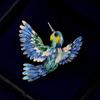 The Blue-winged Bird Brooch Is Exquisite and Fashionable. The Magpie Brooch Is A Niche Design Pin