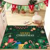Nordic Christmas Cartoon Luxury Absorbent Holiday Doormat