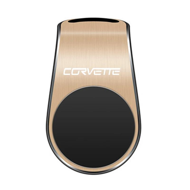 Neuer Auto-Handyhalter Magnetische Auto-Halterung Für Chevrolet Corvette Logo Anti-Rutsch Handyhalter Auto Magnetisch L-förmig Auto-Zubehör