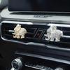 Cute Elephant Car Air Freshener Vent Clip For Air Conditioning Vents And Interior Decoration