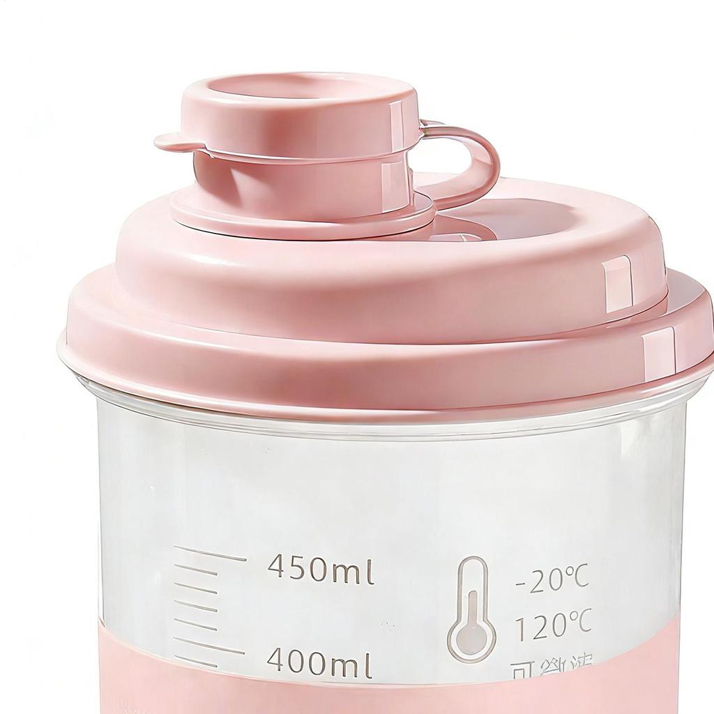 Water Bottles 540ml Clear Drinkware With Scale Anti-Leak Water Bottles Large Capacity For School Gym Travel Outdoor Women Men