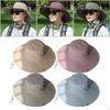 Adults Wide Brim Bucket Hat Breathable for Golf Cycling Fishing Hiking Hunting