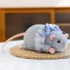 New Doll Flower Branch Mouse Doll Plush Toy Creative Cheese Cartoon Doll