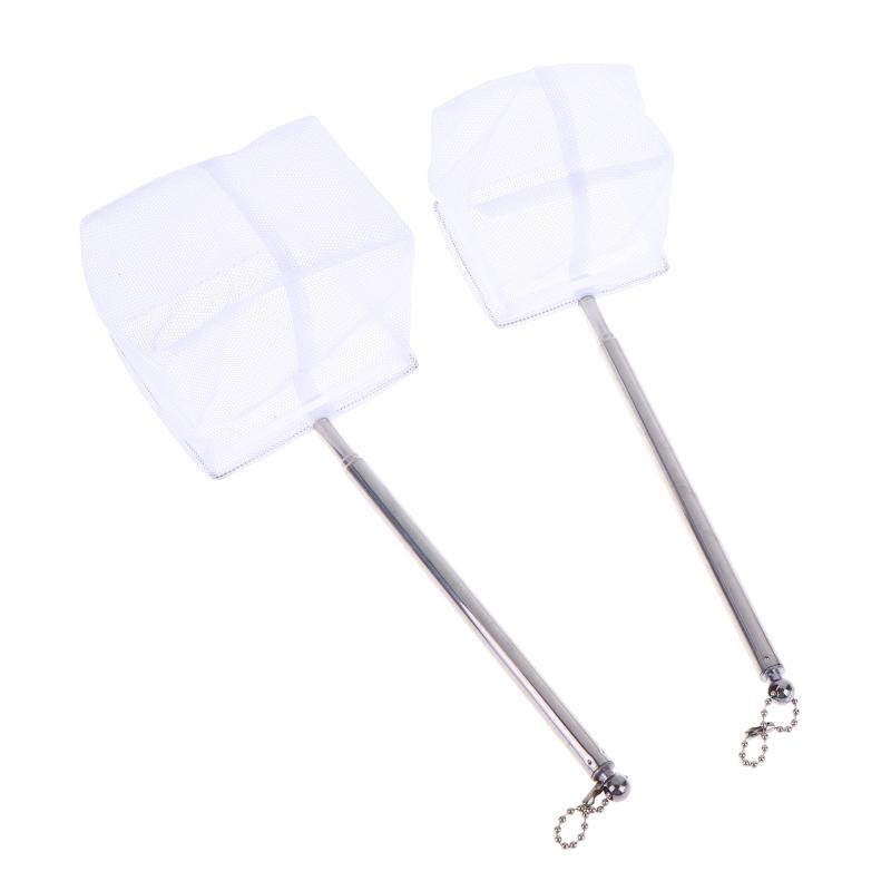 Stainless Steel Telescopic 3D Fish Net Fine Mesh Aquarium Fish Tank Fishing Net For Tropical Ornamental Fish Shrimp Tools