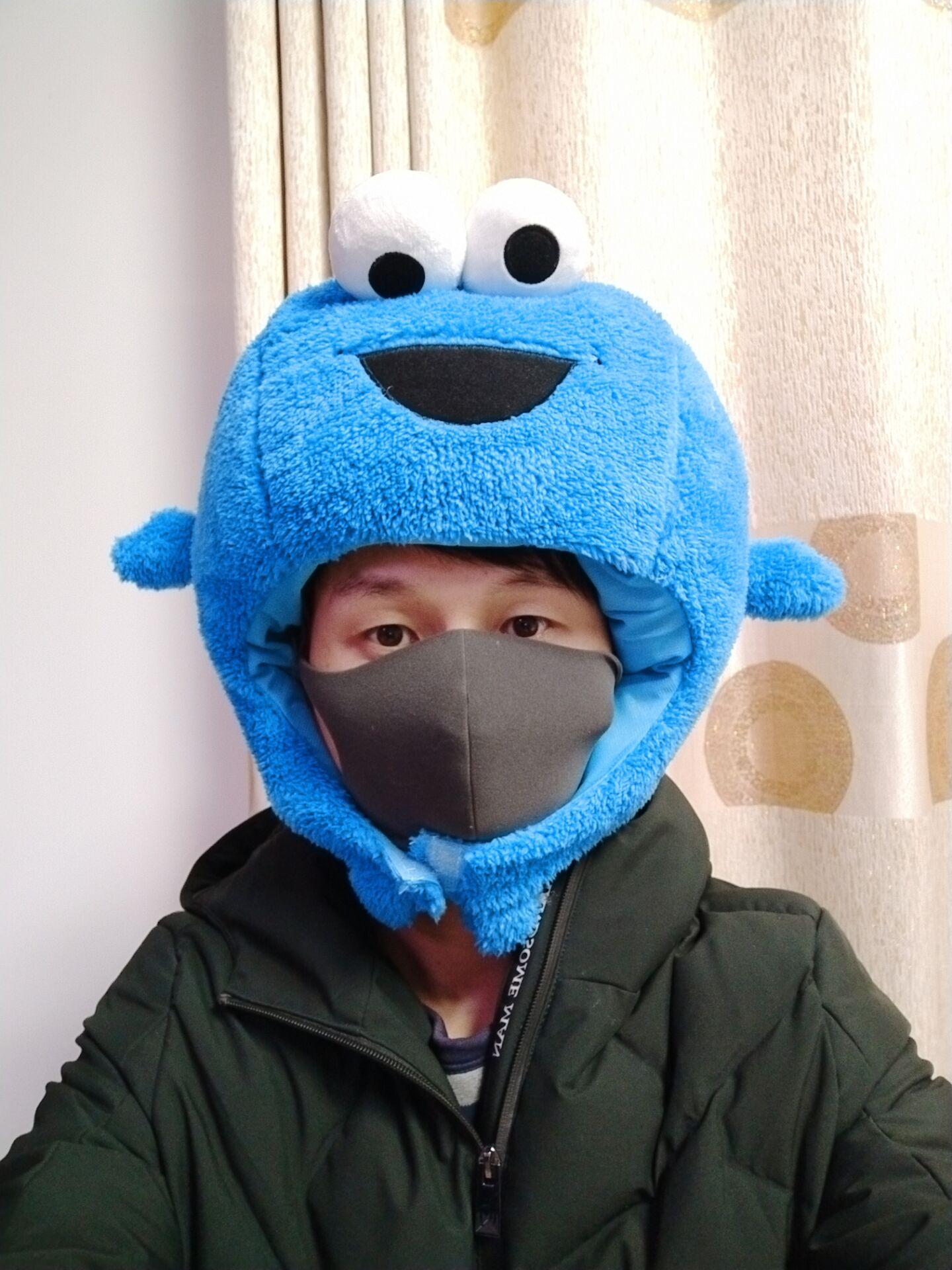 Sesame Street Elmo & Cookie Monster Heart Plush Headband for Photos Sesame Street Headband синий