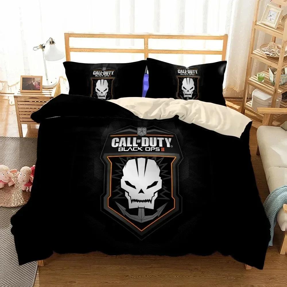 New 3D Print Call-Of-Duty Bedding Set Printed Bed Set With Pillowcase Bed Duvet Cover Soft Queen King Size Bedclothes Home