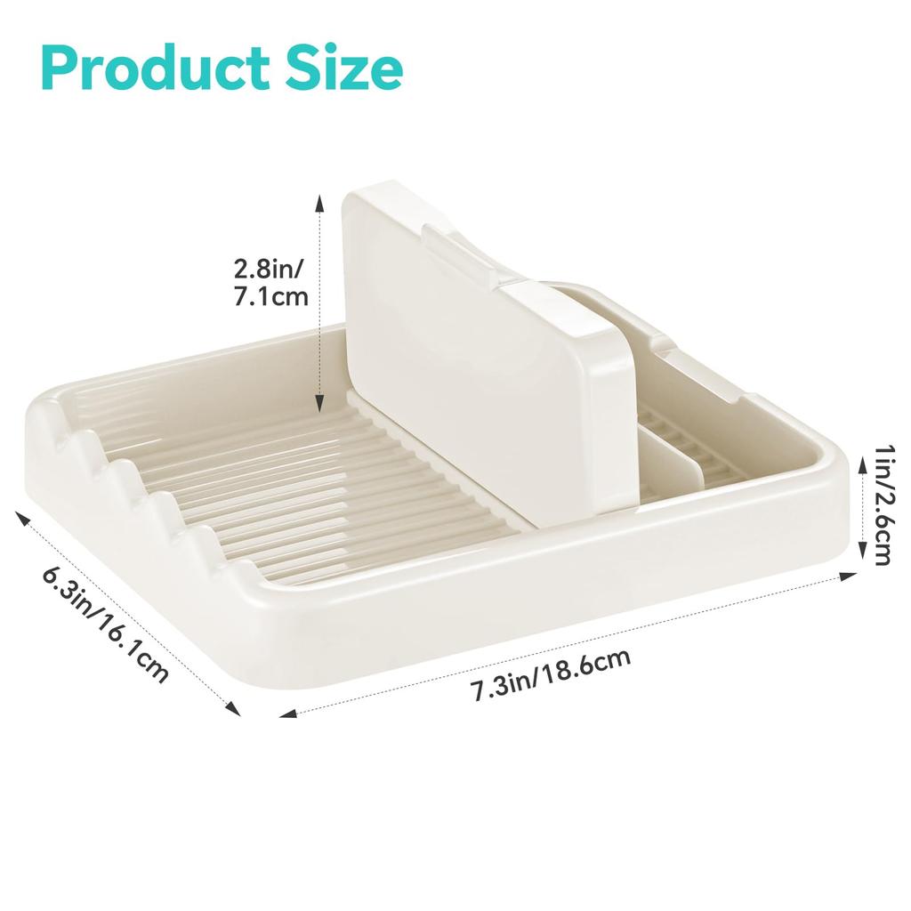 NiHome Set Ladle Pot Lid Ladle Kitchen Tool Storage 2-Piece Stand, Stand, Holder,