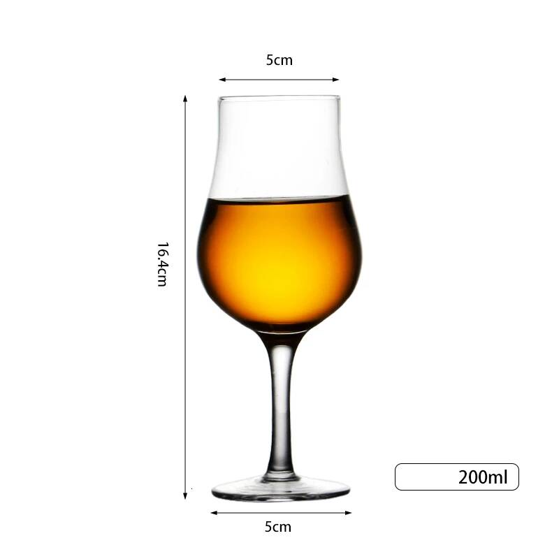 Specialty Sommelier Whiskey Tasting Glass Chateau Whisky Copita Nosing Crystal Goblet Graceful Shape Sweet Wine Cups