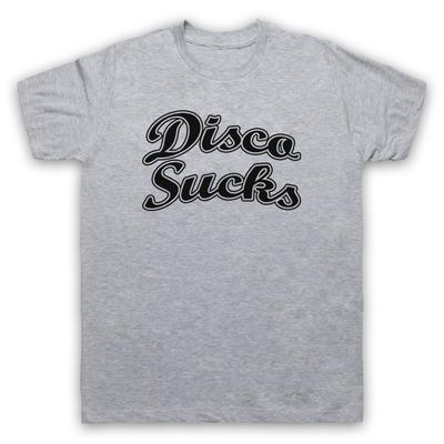 Disco Sucks Retro Slogan Anti Music Cool Funny Mens And Womens T-Shirt