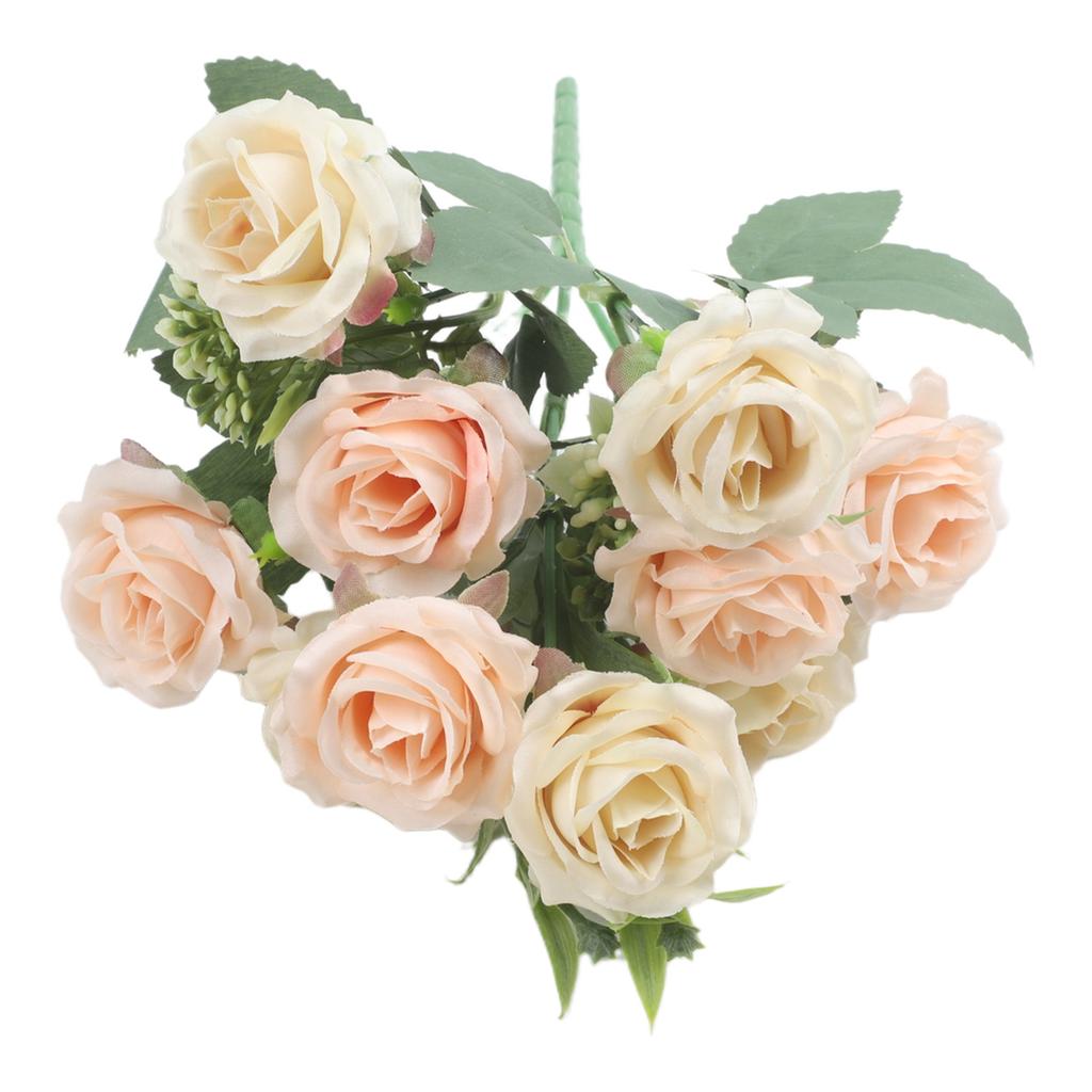 Artificial Small Roses Bouquet Long-lasting Decoration Realistic Flower Appearance Suitable For Multiple Occasions