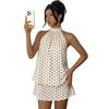 Dames Y2k Zomer Halterjurk Vintage Polka Open Rug Mouwloos A-lijn Feest Club Jurken Wijdvallende Vakantie Outfits 2026