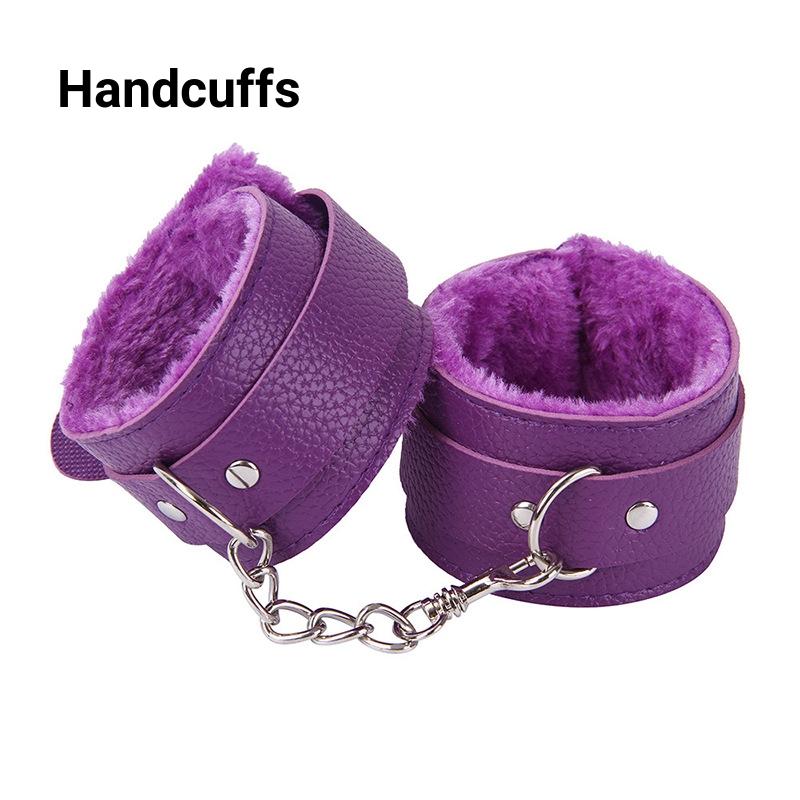 PU Leather Handcuffs Sex Bondage Restraints Wrist Hand Cuffs Product,Adult Game Toys for Women Men Products Bdsm