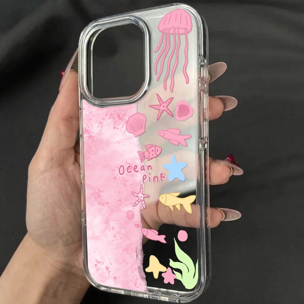 Acrylic Phone Case for iPhone 11 12 13 14 Pro 12 14 16 Pro Max for Samsung A16 A36 A56 S24 FE High-quality Painted Anti-fall Mobile Phone Case